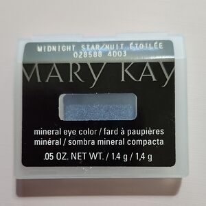 Mary Kay Blue Eye shadow Midnight Star mineral eye color makeup NEW!